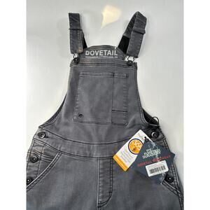Dovetail Workwear Freshley Overalls for Women Dark Grey Size 000x30
